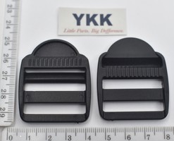 Рамка трищілева YKK суперміцна шир 32мм чорна