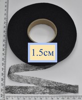 Павутинка клейова шир 1,5см чорна