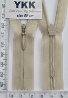 Блискавка спіраль №2 YKK Японія потайна нейлон 50см ( 101  )