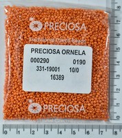Бісер PRECIOSA №10 / 0 натурал №16389 пакет 50 грам