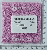 Бісер PRECIOSA №10 / 0 натур №03195 пакет 50 грам