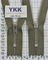 Блискавка метал джинсова № 4.5 сер звено YKK Японія 18см № 565 