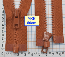 Блискавка трактор № 5 YKK Японія 50см морквян мідн (54)