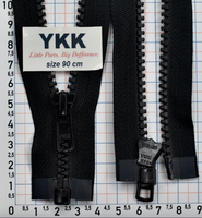 Блискавка 90см трактор №5 YKK Японія чорний (1)
