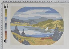 Друк на вишів.ткані (Польща) 20 * 30см №30