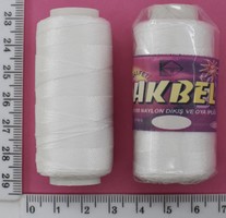 Нитка поліестер нейлон (шкіра, взуття) 210/3 20гр білий (2)