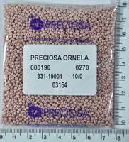 Бісер PRECIOSA №10 / 0 натур №03164 пакет 50 грам
