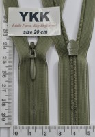 Блискавка спіраль №2 YKK Японія потайна нейлон 20см ( 170 )