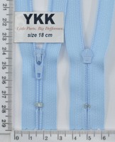 Блискавка спіраль №3 YKK Японія 18см (026) блакитний
