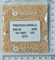 Бісер PRECIOSA №10 / 0 натур №03111 пакет 50 грам