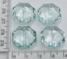 Намисто 20мм 50грам=21шт світло бирюза