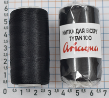 Нитка бісерна посилена ТYTAN 200м чорна