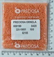 Бісер PRECIOSA №10 / 0 №02185 мат-блест пакет 50 грам