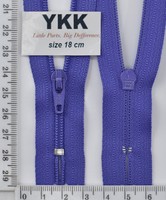 Блискавка спіраль №3 YKK Японія 18см (281) т бузок