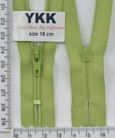 Блискавка спіраль №3 YKK Японія 18см (827) т салат