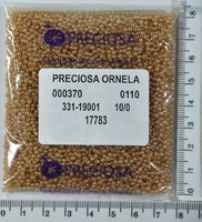 Бісер PRECIOSA №10 / 0 мат-блискучий №17783 пакет 50 грам