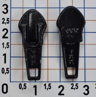 Бігунок спіраль №5 YKK Японія чорна