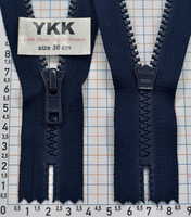 Блискавка 30см трактор №5 YKK Японія VSC-56-DA-E-P14N- 058 синя