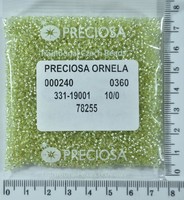 Бісер PRECIOSA №10 / 0 блискучий №78255 пакет 50 грам