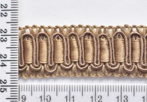 Тесьма обробна шир 20мм №9897 бежева