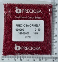 Бісер PRECIOSA №10 / 0 натурал №93210 пакет 50 грам