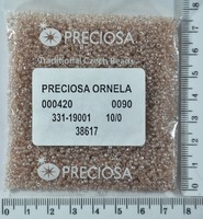 Бісер PRECIOSA №10 / 0 фарбують №38617 пакет 50 грам