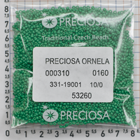 Бісер PRECIOSA № 10 / 0 натурал № 53260 пакет 50 грам