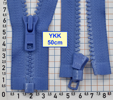 Блискавка трактор № 5 YKK Японія 50см  темно лавандов (264)