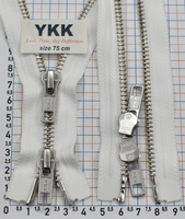 Блискавка  75см метал преміум №5 YKK Японія RMNMMR -5-DA- DA-C5-PE14