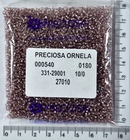 Бісер PRECIOSA №10 / 0 блискучий №27010 пакет 50 грам