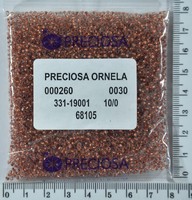 Бісер PRECIOSA №10 / 0 блискучий №68105 пакет 50 грам