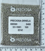 Бісер PRECIOSA №10 / 0 натур №03141 пакет 50 грам