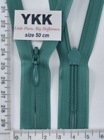 Блискавка спіраль №2 YKK Японія потайна нейлон 50см (023) т зелен