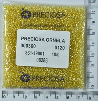 Бісер PRECIOSA №10 / 0 блискучий №08286 пакет 50 грам