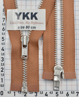 Блискавка 80 метал алюм срібло №3 YKK Японія