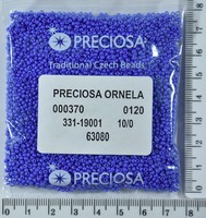 Бісер PRECIOSA №10 / 0 натурал №63080 пакет 50 грам