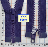 Блискавка трактор № 5 YKK Японія 50см  темно фіолет лавандов (902)