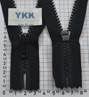 Блискавка 50см трактор №5 YKK Японія VSC-56-DA-E-P14N чорна
