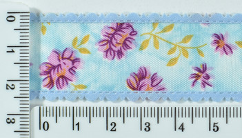 Тасьма (2,5 см) Польща голуб.,5м