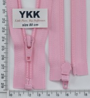 Блискавка спіраль №5 YKK Японія разьемний 80см (513) рожев
