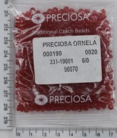 Бісер PRECIOSA №6 / 0 прозорого №90070 пакет 50 грам