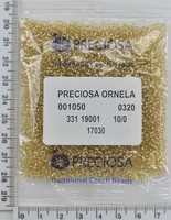 Бісер PRECIOSA №10 / 0 блискучий №17030 пакет 50 грам