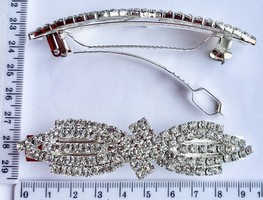 Шпилька для волосся з затискачем автомат широкий (+1127)