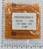 Бісер PRECIOSA №10 / 0 блискучий №97010 пакет 50 грам
