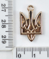 Оздоблення тризуб ф = 1,2 * 1,5 см золото