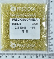 Бісер PRECIOSA №10 / 0 блискучий №78151 пакет 50 грам