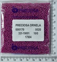 Бісер PRECIOSA №10 / 0 мат-блискучий №17904 пакет 50 грам