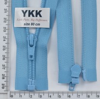 Блискавка спіраль №5 YKK Японія разьемний 80см (547) т блакитна