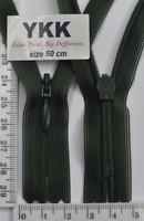 Блискавка спіраль №2 YKK Японія потайна нейлон 50см ( 870) т гірчиця