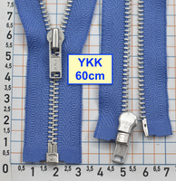 Блискавка 60см метал алюм №3 YKK Японія  св син лавандов (954)